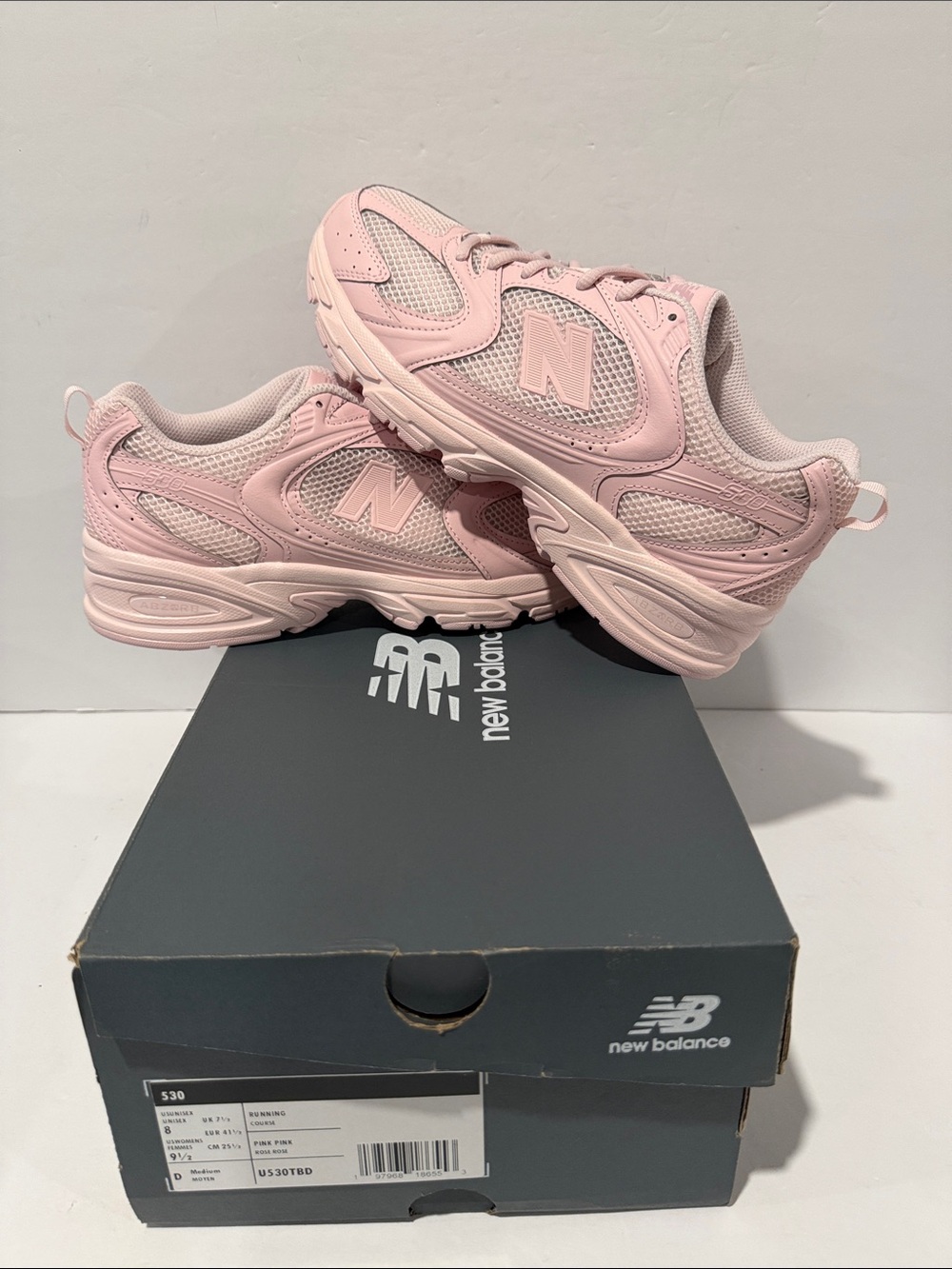 New Balance 530 'Rose Sugar' Sz: 7.5 / 8 (U530TBD)